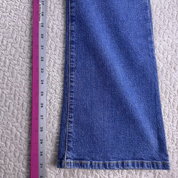 VINTAGE Levi's 525 Denim Jeans Size 10 Womens Nouveau Low Bootcut Mid Rise Y2K - Picture 10 of 14